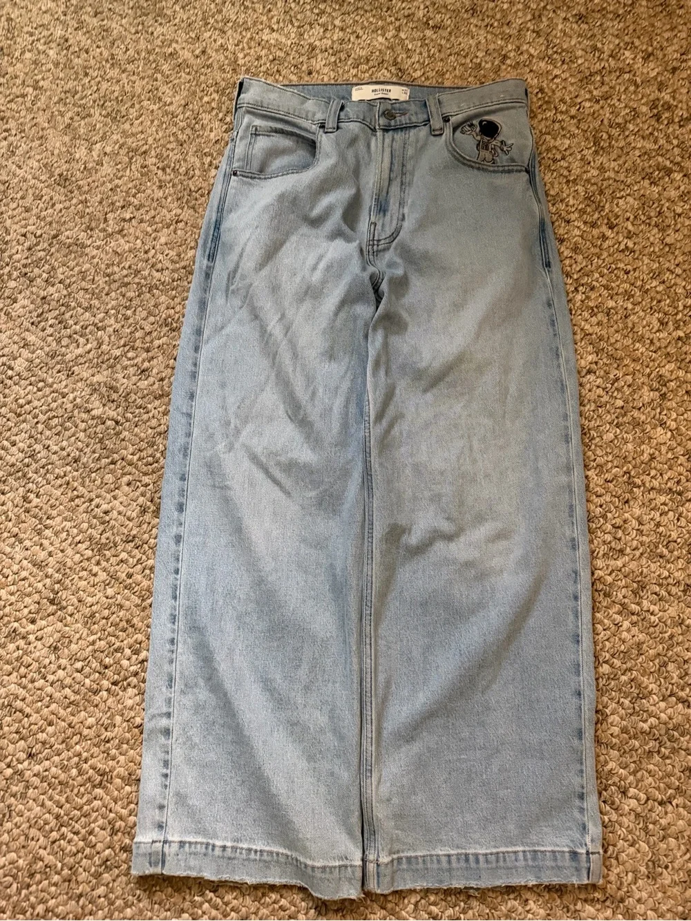 Hollister Light Wash Straight Men's Jeans